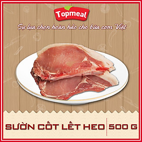 HCM - Sườn cốt lết heo (500g) - Thích hợp với các món nướng, rim, ram, chiên, áp chảo,... - [Giao nhanh TPHCM]