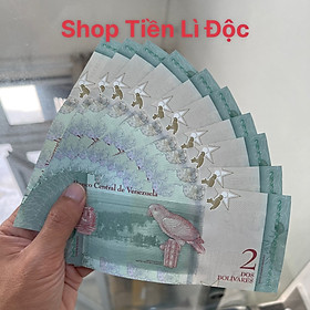 Mua Sỉ Combo 10 Tờ Tiền Venezuela 2 Bolivares 2018 Hình Con Vẹt  Thích Hợp Lì Xì Biếu Tặng.