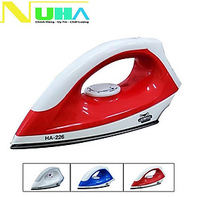 Bàn ủi khô Ladomax HA-226 mặt đế chống dính, tự điều chỉnh duy trì nhiệt ổn định, ủi áo lông, len-hàng chính hãng