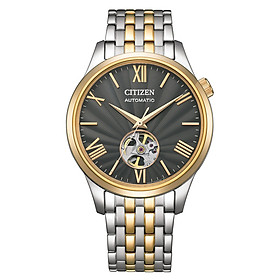 Đồng Hồ Nam Citizen Automatic Dây Thép Không Gỉ NH9136-88H - Mặt Xám Đen (Sapphire)