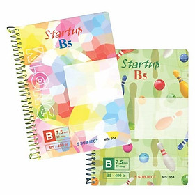 Sổ lò xo đơn B5 - 400 trang; MS: 954