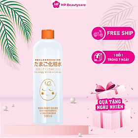 Nước Hoa Hồng Ngăn Ngừa Nếp Nhăn Chiết Xuất Từ Màng Vỏ Trứng Cocoegg Wrinkle Lotion Chai 500ml (Combo 500ml Và 24ml)