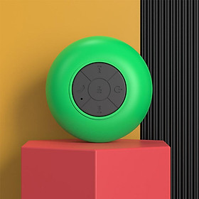 Loa Mút Bluetooth Mini Di Động Loa Rảnh Tay Không Dây Chống Nước Cho Phòng Tắm Vòi Sen Bể Bơi Ngoài Trời Màu sắc: xanh lá cây