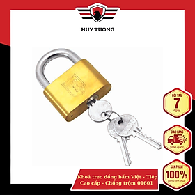 Mua  CHÍNH HÃNG  Khoá treo đồng bấm Việt - Tiệp Cao cấp - Chống trộm | Mã SP: 01601