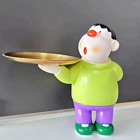 Tượng Chaien Bê Đĩa Cao 21cm – Mô Hình Nhân Vật Hoạt Hình Trang Trí Bàn, Trưng Bày Kẹp Tóc – Phụ Kiện – Decor Cửa Hàng - HÀNG CHÍNH HÃNG MINIIN