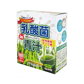 Bột mầm lúa mạch Aojiru lợi khuẩn Acid Lactic 72g (3g x 24 gói)