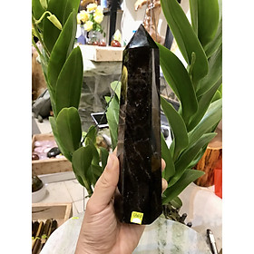 TRỤ THẠCH ANH ĐEN KT : C18,8 x N5,2. KL : 0,472KG. MS : TAĐ18