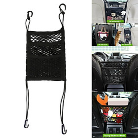Net Bag, Portable Auto Vehicle Cargo Net for Purse Tissue Organizer