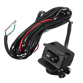 Universal Winch  Rocker Switch Handlebar Control Line for Motorcycle
