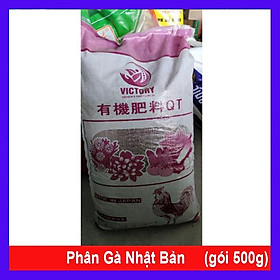 Phân gà hữu cơ Nhật Bản (gói chiết 500g)