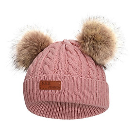 Baby Knit Hat Winter Wool Infant Toddler Kid Headwear Crochet Beanie Cap