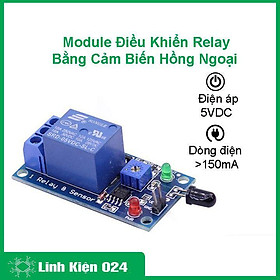 Module điều khiển relay bằng cảm biến hồng ngoại