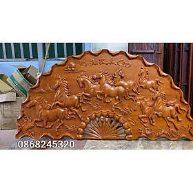 Mua Tranh cách quạt mã đáo thành công bằng gỗ hương đỏ kt 50×100×4cm