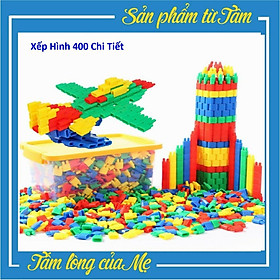 Bộ Xếp Hình 400 Chi Tiết  Phát Triển Trí Tuệ Cho Trẻ