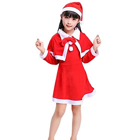 Hình ảnh Child Christmas Santa Costume Child Santa Suit for Xmas Party Cosplay