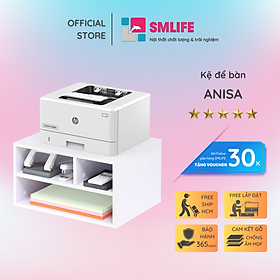Kệ sách để bàn giá rẻ bằng gỗ SMLIFE Anisa