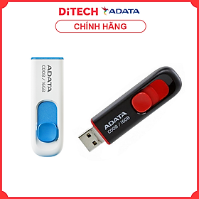 USB Adata C008 - 16G-Trắng - Hàng Chính Hãng
