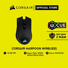 Chuột Corsair Harpoon RGB Wireless CH-9311011-AP Hàng chính hãng