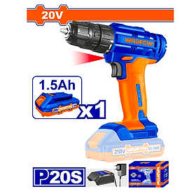 MÁY KHOAN DÙNG PIN 20V WCDP511 WADFOW (KÈM 1 PIN 1.5AH & 1 SẠC) - HÀNG CHÍNH HÃNG