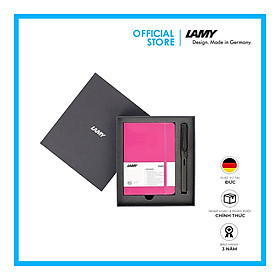 Gift Set Lamy Notebook A6 Softcover Pink + Lamy Safari Matt Black - GSA6-Sa0018