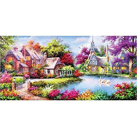 Mua Tranh thêu chữ thập phong cảnh LV3195