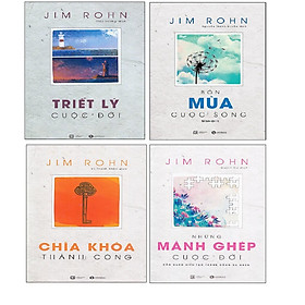 Hình ảnh Sách Bộ 4 Cuốn Jim Rohn: Bốn Mùa Cuộc Sống, Chìa Khoá Thành Công, Những Mảnh Ghép Cuộc Đời, Triết Lý Cuộc Đời