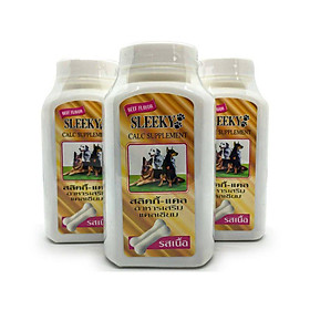 viên canxi +Vitamin sleeky thái lan cho chó mèo