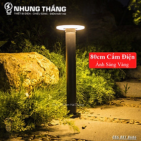 Mua Đèn Cột Sân Vườn Đĩa Bay DSV-1170 Chống Nước - Chiều Cao 80cm - Cắm Điện Và Dùng Năng Lượng Mặt Trời