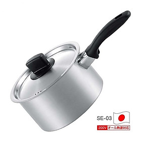 Nồi inox có tay cầm Tsubame 2.6 lít - hàng nội địa Nhật Bản