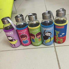 Bình thủy tinh có bọc giữ nhiệt 300ml