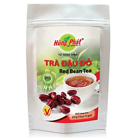 Trà Đậu Đỏ [15 Gói/Hộp] - Thương hiệu Hùng Phát: Thành Phần Tự Nhiên - Không Hương Liệu - Không Phẩm Màu - Không Chất Bảo Quản - Thương hiệu 13 năm liên tục đạt danh hiệu Hàng Việt Nam Chất Lượng Cao