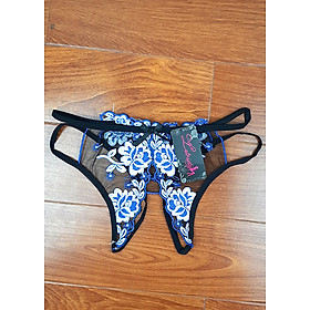  Quần lót nữ xẻ đáy quốn hút - Màu xanh biển