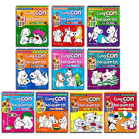 Combo Cùng Con Rèn Thói Quen Tốt Theo Chủ Đề (Bộ 10 Cuốn)