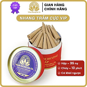 Nhang nụ trầm hương HÀ XÁ đốt xông nhà tẩy uế đồ thờ cúng phong thủy mang lại may mắn tài lộc cho gia chủ - Loại cực vip