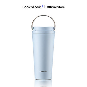 Bình giữ nhiệt LocknLock Bucket One-Touch LHC3345 có quai dung tích 550ml thép không gỉ - 3 màu