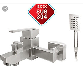 Củ sen nóng lạnh Vuông inox 304- Gật Gù Nóng Lạnh