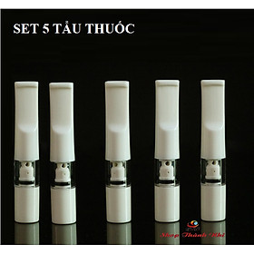 Bộ 5 tẩu thuốc nhựa dẻo bảo vệ sức khỏe ( dùng được cả điếu nhỏ) - SET 5 TẨU THUỐC