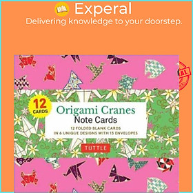 Sách - Origami Cranes Note Cards- 12 Cards - In 6 Designs With 13 Envelopes (Ca by Tuttle Studio (UK edition, paperback)