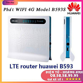Mua Phát wifi 4 G Model B593S-12 chính hãng huawei hàng new 100% * Hổ trợ 32 user   có 4 cổng Lan