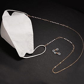 Dây đeo gọng kính dây chuyền khẩu trang chuỗi hạt nhỏ mix đẹp độc lạ mẫu mới nhất update trend xu hướng thịnh hành