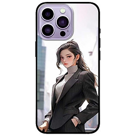 Ốp lưng cho iPhone 12 - iPhone 12 Pro - 12 Pro Max - 13 Mini - iPhone 13 - 13 Pro - 13 Pro Max - Nữ Tổng Tài - Hàng Chính Hãng