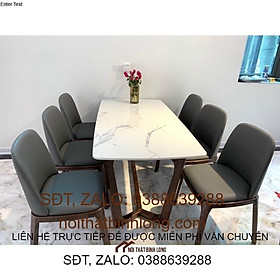 Mua bộ bàn ăn 6 ghế grace cao cấp