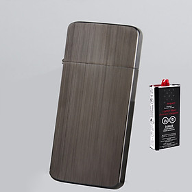 Mua Combo Hộp Quẹt Bật Lửa Xăng Đá KZC5 Siêu Mỏng + Tặng Bình Xăng Chuyên Dụng Cho Bật Lửa (Màu Ngẫu Nhiên)