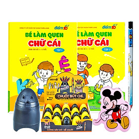 Combo bé làm quen chữ cái từ 3 - 4 tuổi