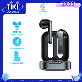 Mua Tai Nghe TWS Không Dây Kết Nối Bluetooth 5.1 ACOME Airdots  Kiểu Dáng Thể Thao  Thời Gian Chơi Lên Đến 28 giờ - Hàng Chính Hãng
