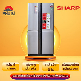 Tủ Lạnh Sharp Inverter 556L SJ-FX630V-ST - Giao Tại HCM