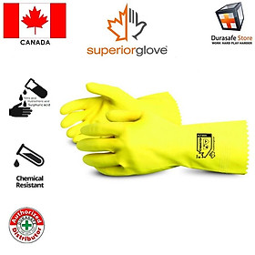 Găng tay chống hóa chất SUPERIOR LF3020 Latex Chemical Resistant Glove, Size 8,9,10 (tương đương M/L/XL)