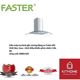 Máy Hút Mùi Faster FS 3388C2-70 - Hàng chính hãng