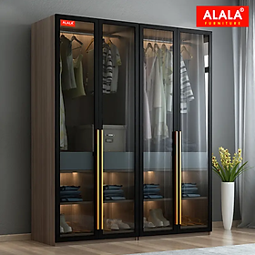 Tủ quần áo ALALA cánh kính cao cấp/ Miễn phí vận chuyển và lắp đặt/ Đổi trả 30 ngày/ Sản phẩm được bảo hành 5 năm từ thương hiệu ALALA