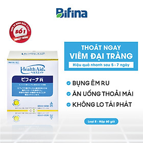 Men vi sinh Bifina Nhật Bản- Loại R 60 gói - Thoát ngay viêm đại tràng, hết chướng bụng đầy hơi